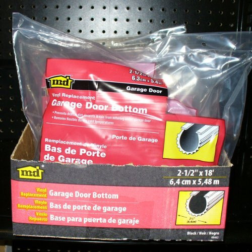 M-D Building Products, Black 8462 Steel Garage Door Replacement Vinyl, 18 Feet