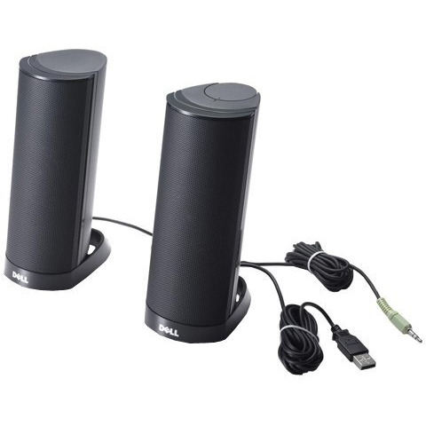 Dell Ax210 Usb Stereo Speaker System (W955K), Black