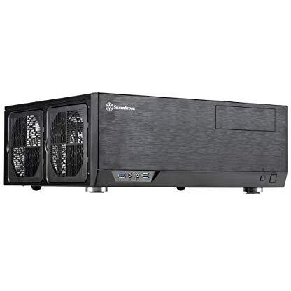 Silverstone Technology Grandia Series Aluminum Htpc Computer Case For Atx / Ssi-Ceb - Black (Gd09B)
