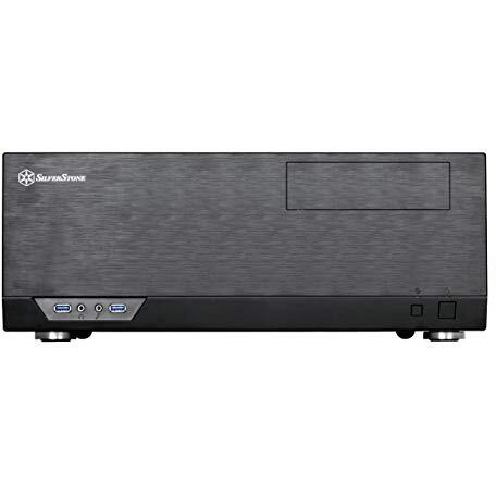 Silverstone Technology Grandia Series Aluminum Htpc Computer Case For Atx / Ssi-Ceb - Black (Gd09B)