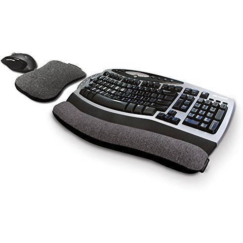 Handstands Beaded Keyboard & Mouse Wrist Support Cushion Combo