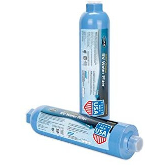Camco 40045 Tastepure Inline Rv Water Filter, Greatly Reduces Bad Taste, Odors, Chlorine And Sediment In Drinking Water (2 Pack)