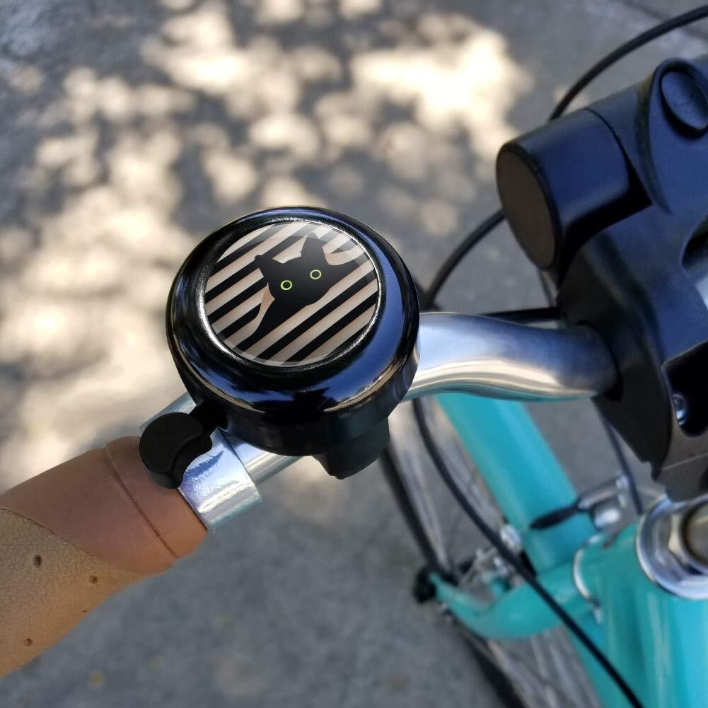 Graphics & More Black Cat In Window Bicycle Handlebar Bike Bell