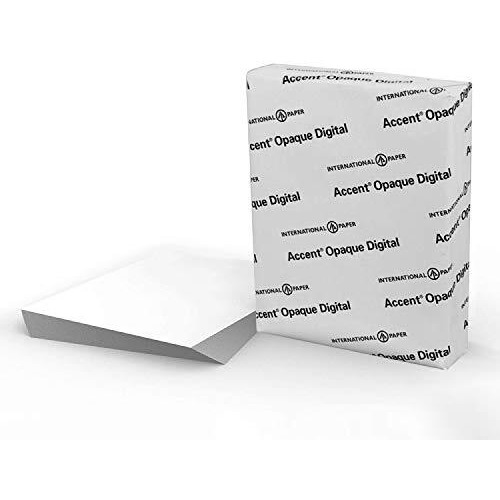 Accent Opaque White 8.5    X 11    Cardstock Paper, 120 Lb, 325 Gsm     150 Sheets (1 Ream)     Premium Smooth Extremely Heavy Cardstock, Printer Paper For Invitations, Cards, Menus, Business Cards     188179R