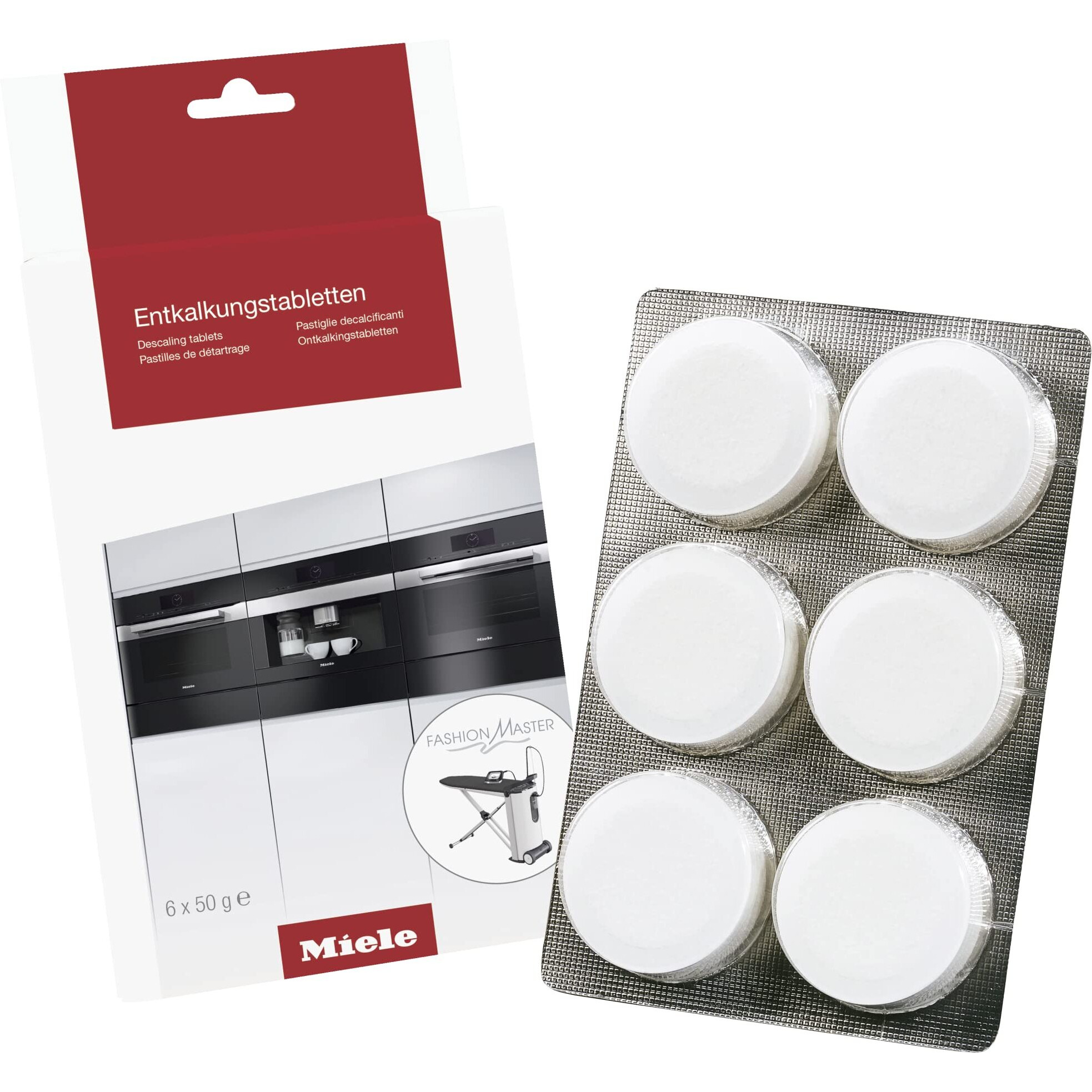 Miele Descaling Tablets For Coffee Machines, Steam Ovens, Fashionmaster, Ovens And Cookers, Pack Of 6