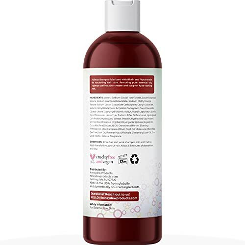 Folimax Biotin Shampoo For Thinning Hair - Thickening Shampoo With Biotin Zinc And Rosemary Oil For Hair Growth - Vegan Sulfate And Paraben Free Volumizing Shampoo For Fine Hair (Sandalwood Scent)