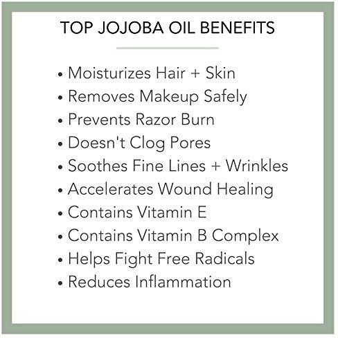 Jojoba Oil By Pure Body Naturals, 4 Fluid Ounces - 100% Pure, Organic, Cold Pressed Jojoba Oil - Premium Carrier Oil - Wonderful For Skin, Hair & Nails - All Natural Anti-Inflammatory Oil