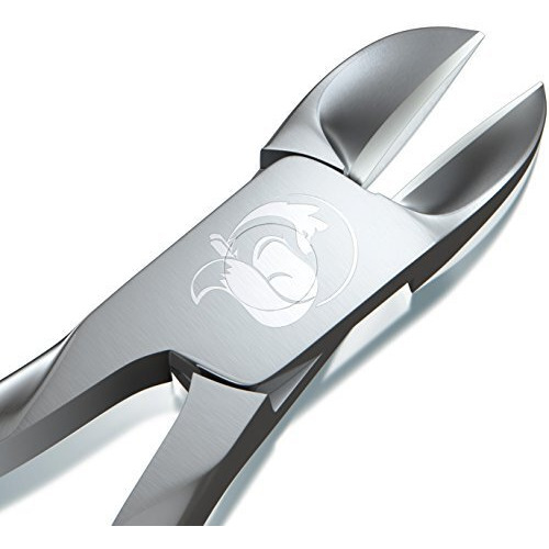 Fox Medical Equipment Toenail Clippers - Professional Nail Clippers For Thick And Ingrown Nails - Precision Toenail Clipper - Best Nippers For Thick Toenails - Stainless Steel Soft Grip Nail Clipper