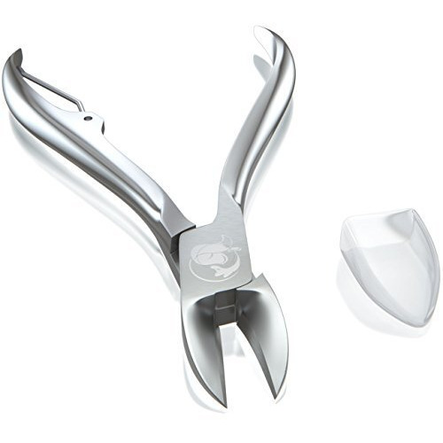 Fox Medical Equipment Toenail Clippers - Professional Nail Clippers For Thick And Ingrown Nails - Precision Toenail Clipper - Best Nippers For Thick Toenails - Stainless Steel Soft Grip Nail Clipper