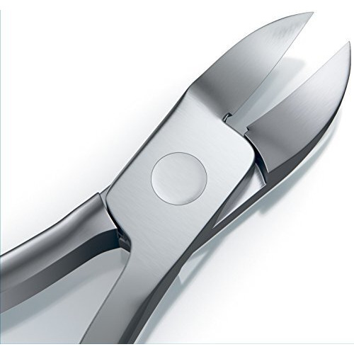 Fox Medical Equipment Toenail Clippers - Professional Nail Clippers For Thick And Ingrown Nails - Precision Toenail Clipper - Best Nippers For Thick Toenails - Stainless Steel Soft Grip Nail Clipper