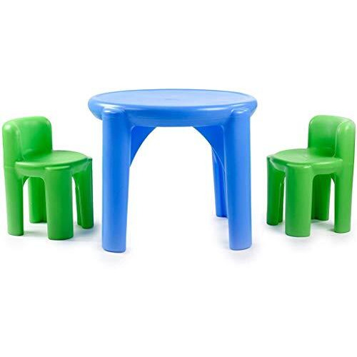 Little Tikes Bright N Bold Table & Chairs, Green/Blue