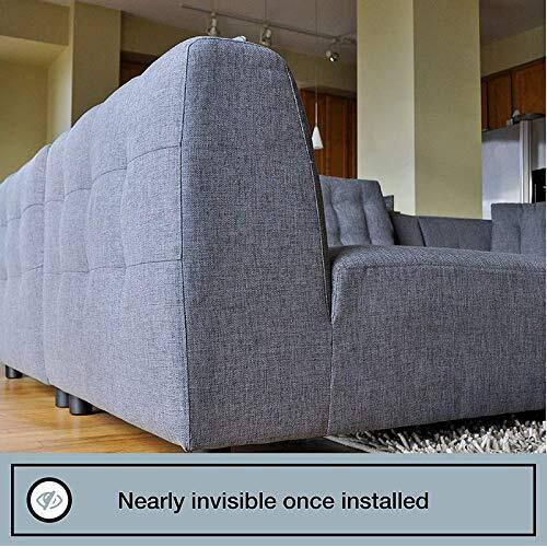 Couch Clamp Sectional Connectors For Sliding Sofas - Prevent Floor Scratches And Big Gaps In Your Couch With No Tools Or Invasive Install - 4 Pack (For 3 Piece Sofa) (Original)