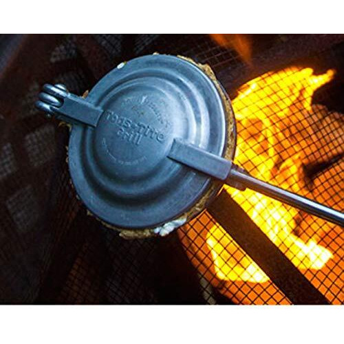 Toas-Tite Sandwich Grill - Handheld Pie Iron, Sandwich Maker, Hand Toaster, Panini And Sandwich Press For Hand Made Hot Sandwiches And Pies - Perfect For Stovetop, Grill And Campfire