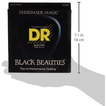 Dr Strings Black Beauties Bass Guitar Strings (Bkb-40)