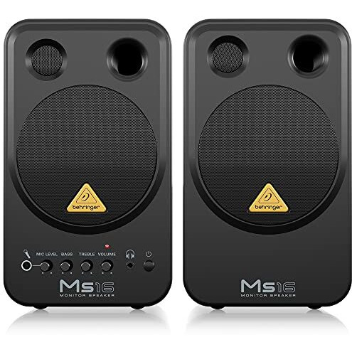 Behringer Ms16 2-Way Active Personal Monitor System Black