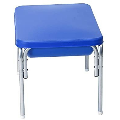 Children's Factory, 1132, 18"&quotH Sensory Table And Lid Set, Blue, Preschool And Homeschool Toddler Sand And Water Activity, Kids Outdoor Play Equipment