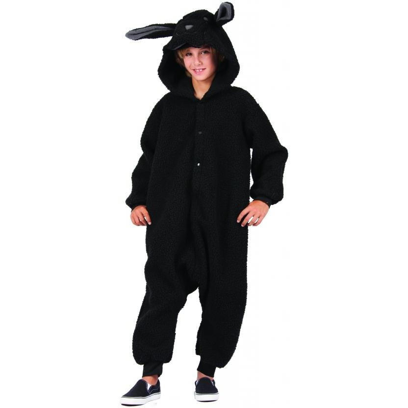 Wooly Blk Sheep Chd Funsie-Med