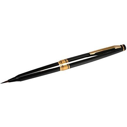 Kaimei Natural Weasel Hair Sumi Brush Pen - Black Body