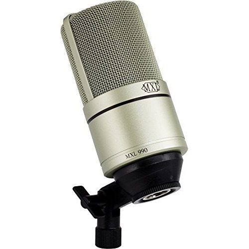 Mxl Instrument Condenser Microphone, Xlr Connector, Champagne (Mxl-990)