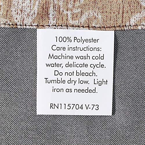 Achim Importing Vgpn84Br06 50 X 84 In Vogue Grommet Window Curtain Panel  Brown