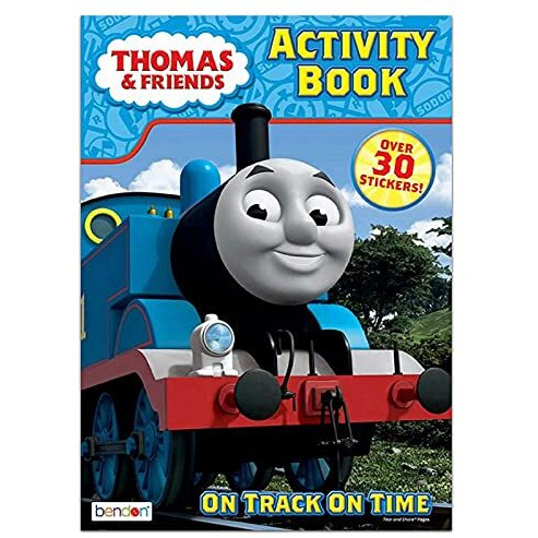 Thomas The Train Coloring And Activity Book Set With Over 90 Stickers (2 Books, 4 Sticker Sheets)
