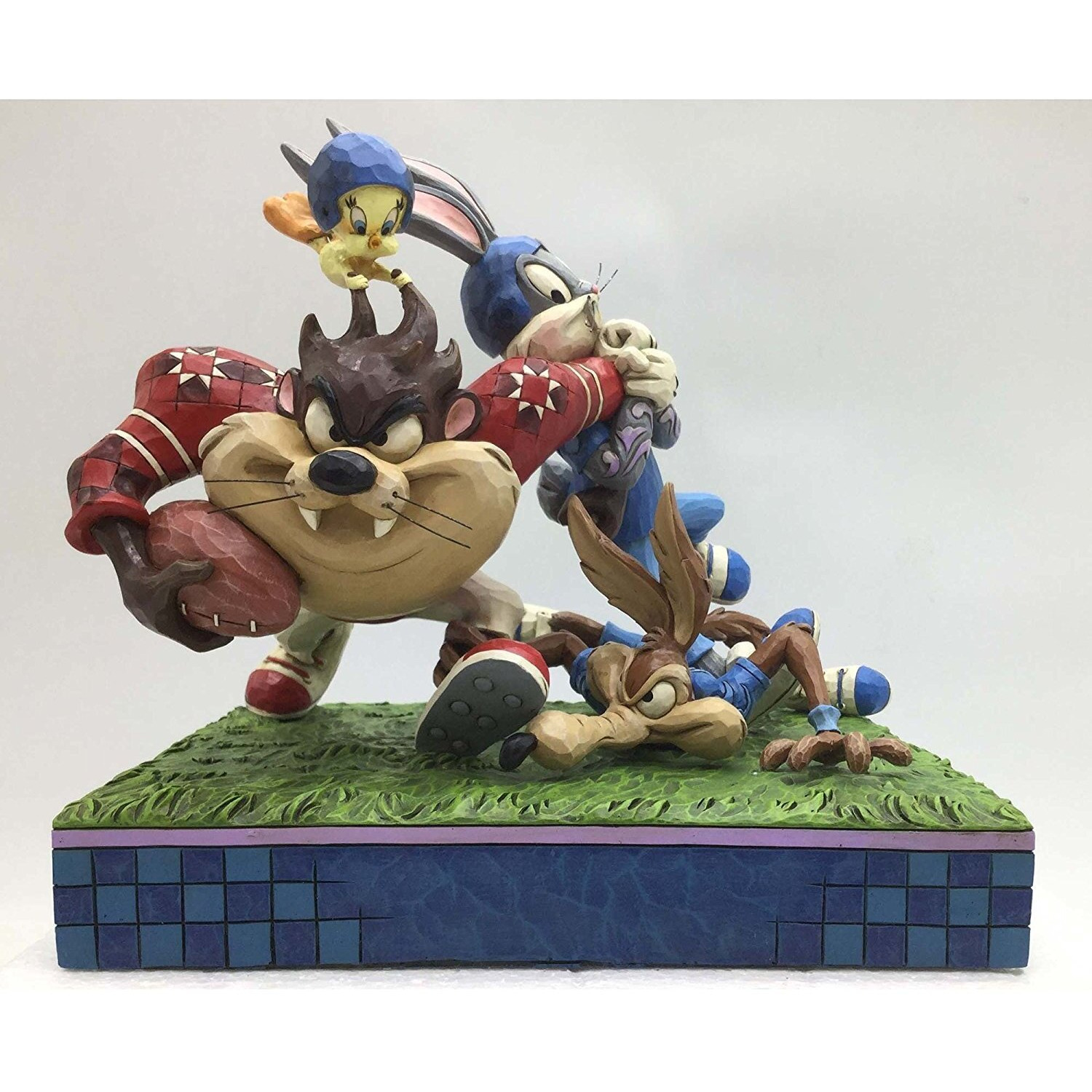 Jim Shore Looney Tunes Taz Tackle Football