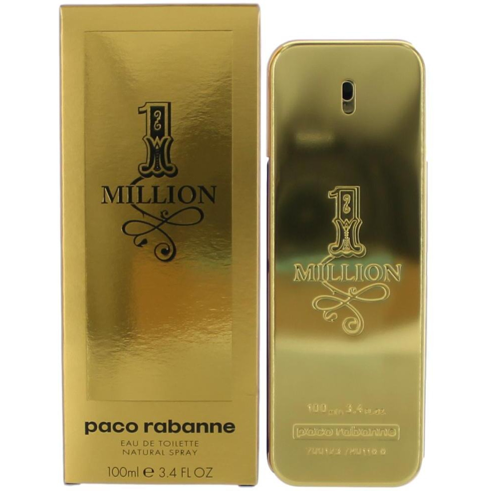 1 Million By Paco Rabanne, 3.4 Oz Eau De Toilette Spray For Men