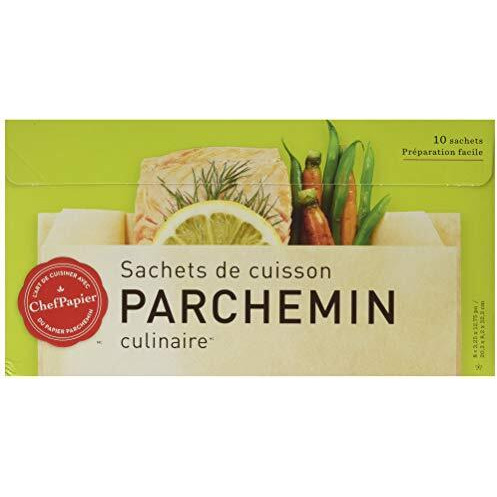 Paperchef Pc5003 (2 Pack) Parchment Paper Nonstick Cooking Bags, 10-Ctbox, 1483, Tan