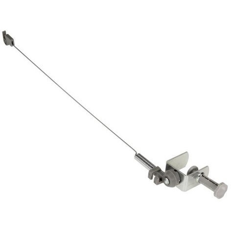 Household Essentials 175 Flexible Iron Cord Minder | Silver Powder Coated | 18-Inch High