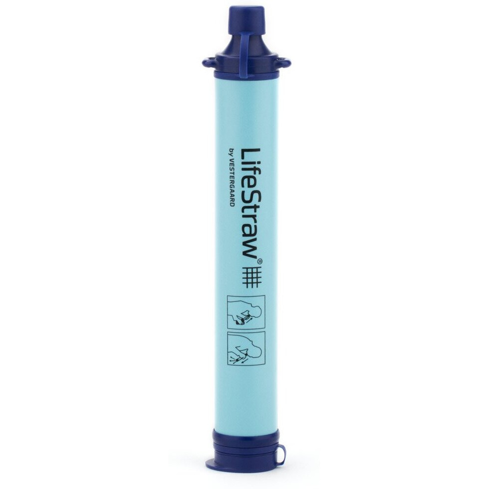 Lifestraw Personal Water Filter For Hiking, Camping, Travel, And Emergency Preparedness, 1 Pack, Blue