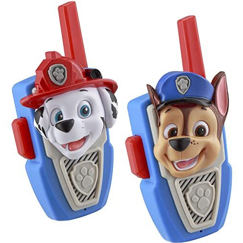 New Paw Patrol Walkie Talkies - Set Of 2 Kids Walkie Talkies Chase And Marshall     Excellent Walkie Talkies For Toddlers