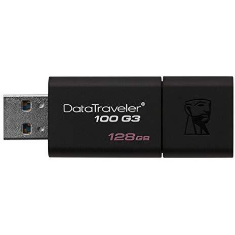 Kingston 128Gb Datatraveler 100 G3 Usb 3.0 100Mb/S Read, 10Mb/S Write (Dt100G3/128Gb)
