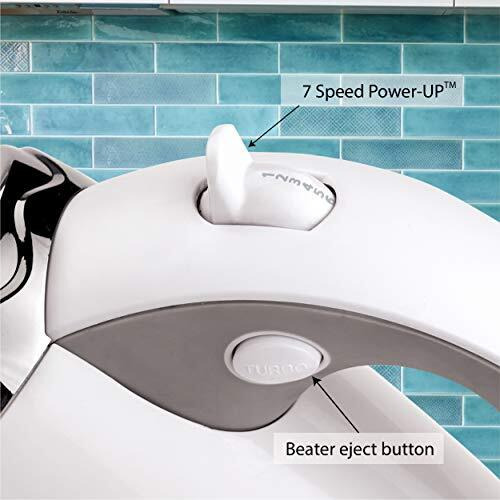Betty Crocker 7-Speed Power Hand Mixer, White
