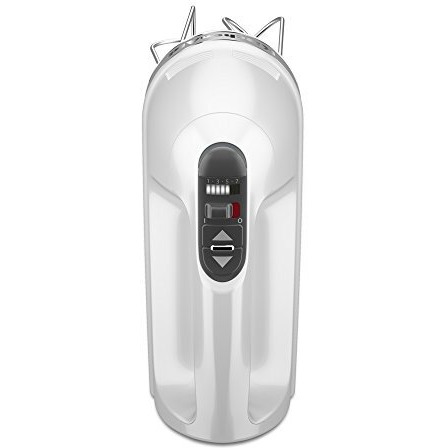 Kitchenaid Khm7210Wh 7-Speed Digital Hand Mixer With Turbo Beater Ii Accessories And Pro Whisk - White