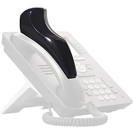 Softalk Ii Antibacterial Phone Shoulder Rest, Landline Office Telephone Accessory With Nonslip Ergo-Grip Cushion And Self-Adhesive Tape Attachment, Charcoal
