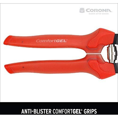 Corona Bp 3214D Comfortgel Bypass Hand Pruner, 3/4-Inch Cut , Red