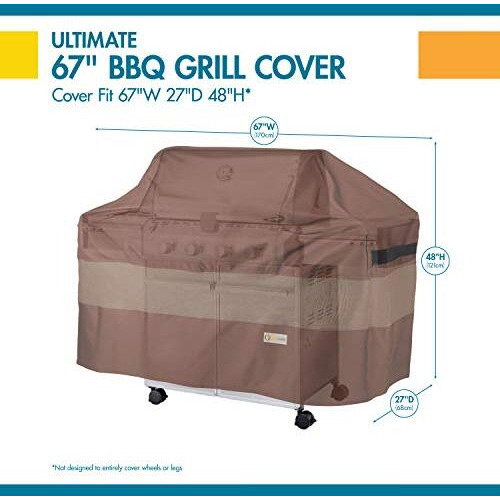 Classic Accessories Duck Covers Ultimate Waterproof Bbq Grill Cover, 65 Inch