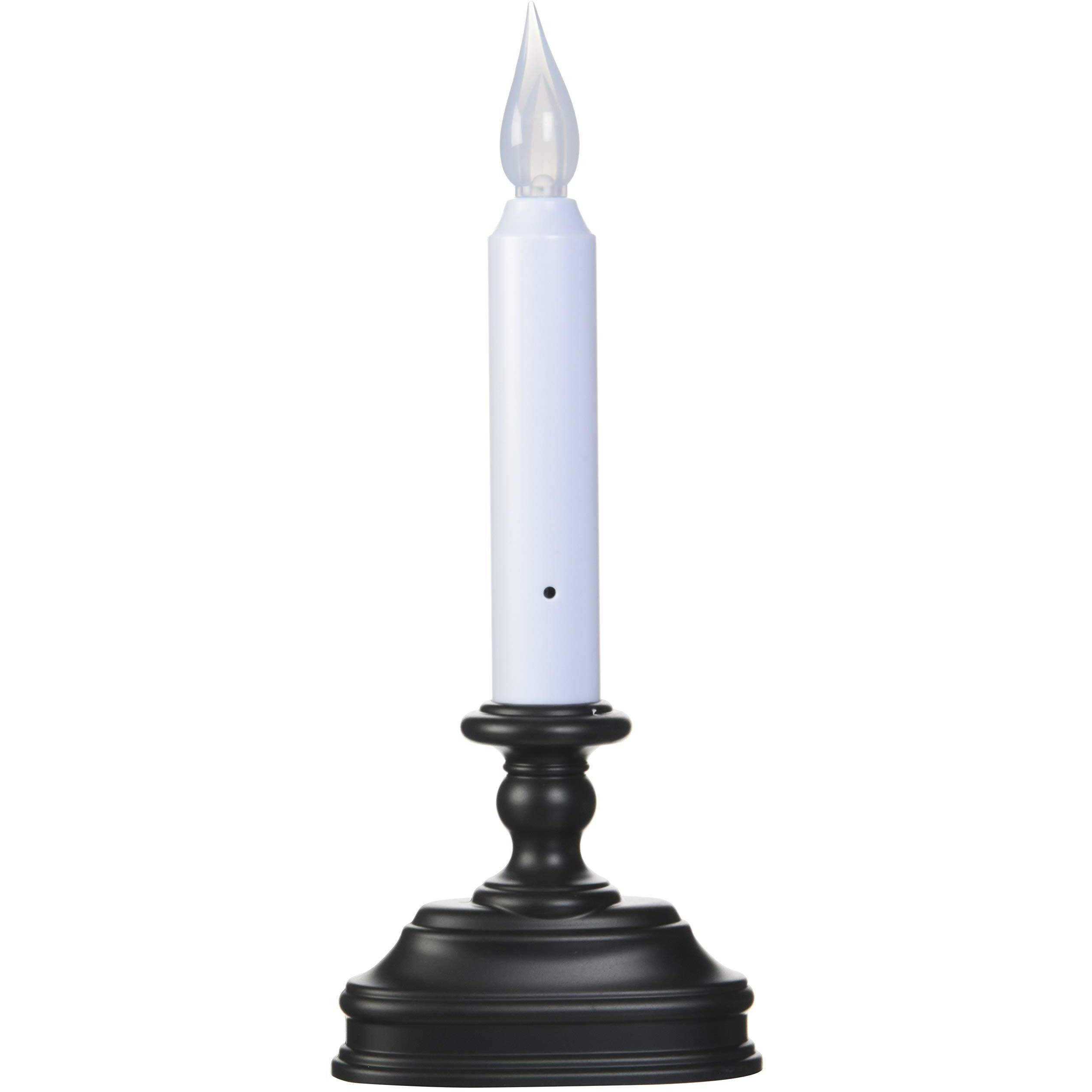 Xodus Innovations Fpc1520A Battery Operated Led Flameless Window Candle, Aged Bronze/Black Finish With Dusk To Dawn Sensor