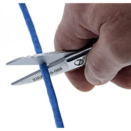 Ideal Industries, Inc. 35-088 Electricians Scissors, Heavy-Duty Scissors For 16 Awg Solid, 12 Awg Stranded Wire, 5 1/2 In., 1 Scissor