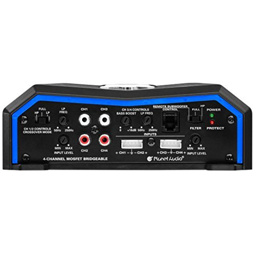 Planet Pulse Series 4 Channel Amplifier 2400W Max