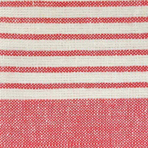 Dii Everyday Basic Collection Woven Dishtowel Set, 20X28, Red, 8 Piece