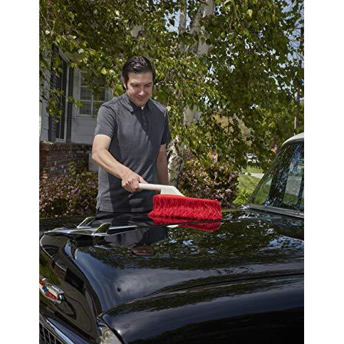 The Original California Car Duster California Car Duster 62443 Standard Car Duster With Plastic Handle, Red