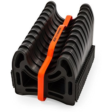 Camco 20 Ft (43051) Sidewinder Rv Sewer Hose Support, Made From Sturdy Lightweight Plastic, Wont Creep Closed, Holds Hoses In Place - No Need For Straps
