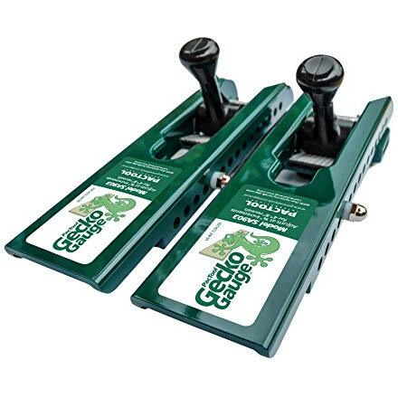 Pactool International Sa903 Gecko Gauge, Fiber Cement Siding Installation Tool (1 Set) , Green