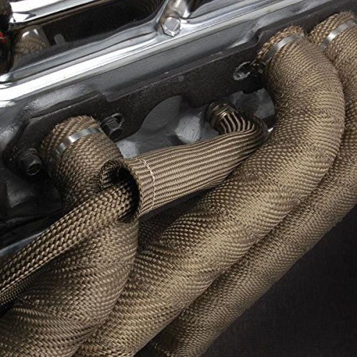 Design Engineering 010126 Titanium 1"" X 50' Exhaust Heat Wrap With Lr Technology