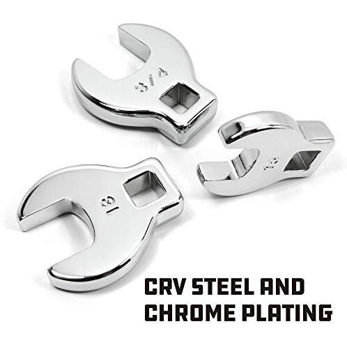 10 Piece 3/8 Inch Drive Sae And Metric Crowfoot Wrench Set