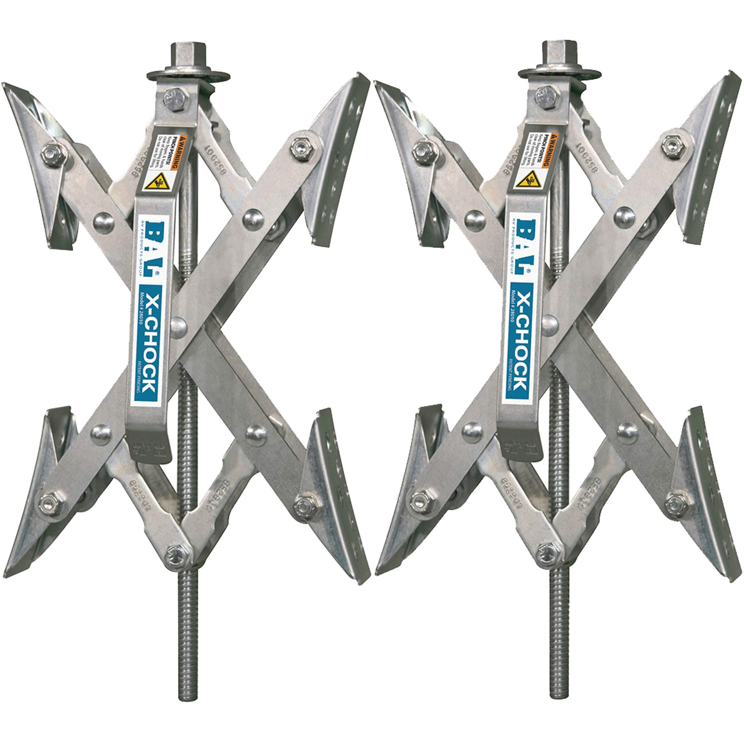 X-Chock Wheel Stabilizer - Pair - One Handle - 28012