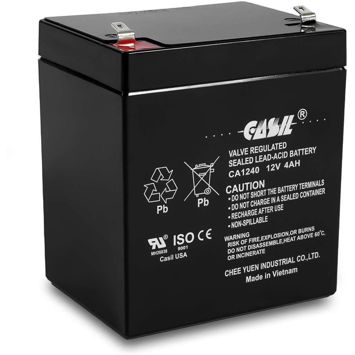 Casil Ca1240 Genuine 12V 4Ah Sla Alarm Battery