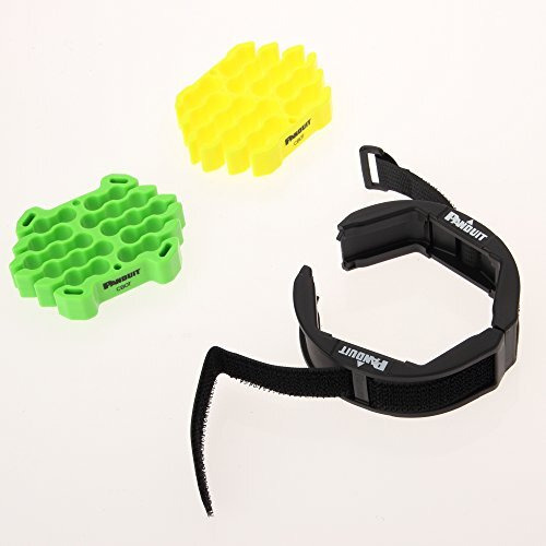 Panduit Cbot24K Cable Organizing Kit, Tool Kit Includes Jacket Cover, Hook And Loop Fastener, Green Cable Organizing Insert, Yellow Cable Organizing Insert