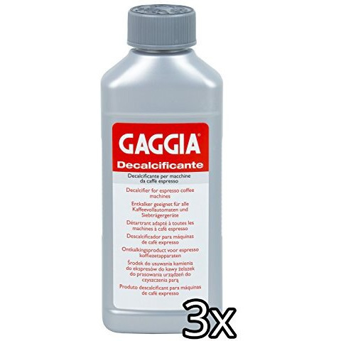 Gaggia Decalcifier Descaler Solution 250Ml (3 Bottles)